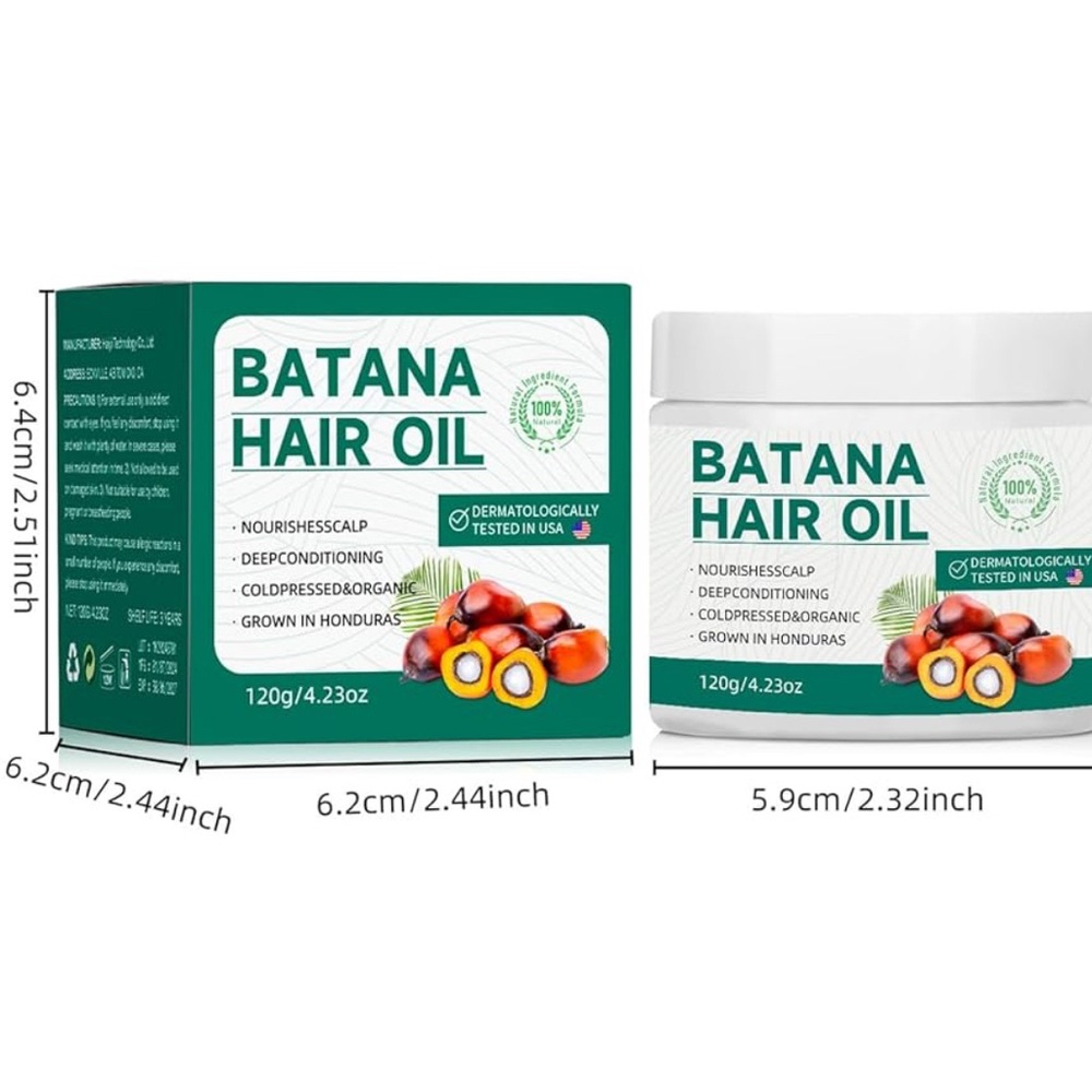 BATANA Hair Oil - Nourishing Formula 2pcs